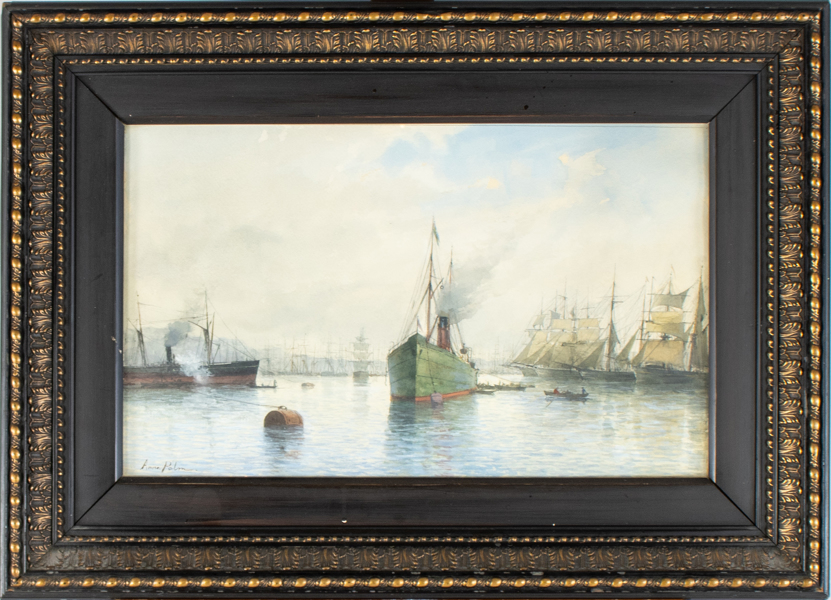 ANNA PALM DE ROSA, hamninlopp med segelfartyg, akvarell_1077b_8d9efc26db19fd4_lg.jpeg
