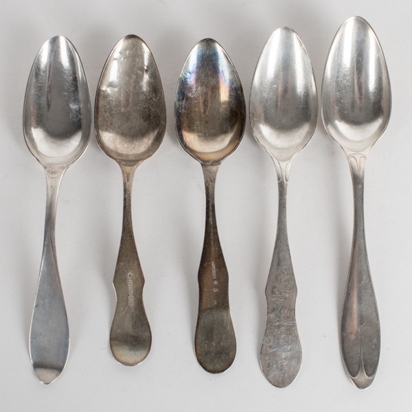 MATSKEDAR, 5 delar, 1802-1826, silver, tot vikt ca 224 g_111a_8d9ce9e86006544_lg.jpeg