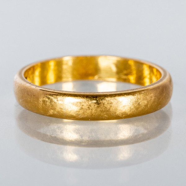 RING, 23k guld, vikt ca 5,3 g