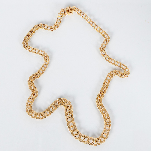 COLLIER, 18k guld, vikt ca 19,9 g