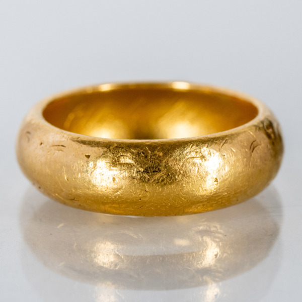 RING, 23k guld, vikt ca 8 g