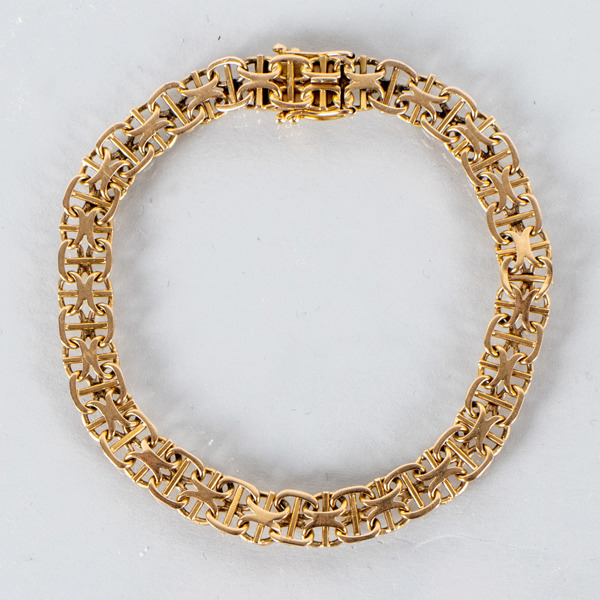 ARMBAND, 18k guld, vikt ca 13,9 g 