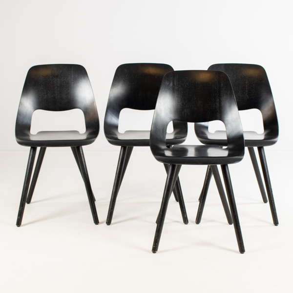 ALFREDO HÄBERLI, 4 st stolar,  "Jill", Vitra, samtida 