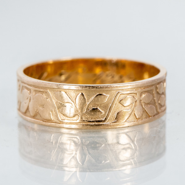 RING, 18k guld, vikt ca 5,4 g 