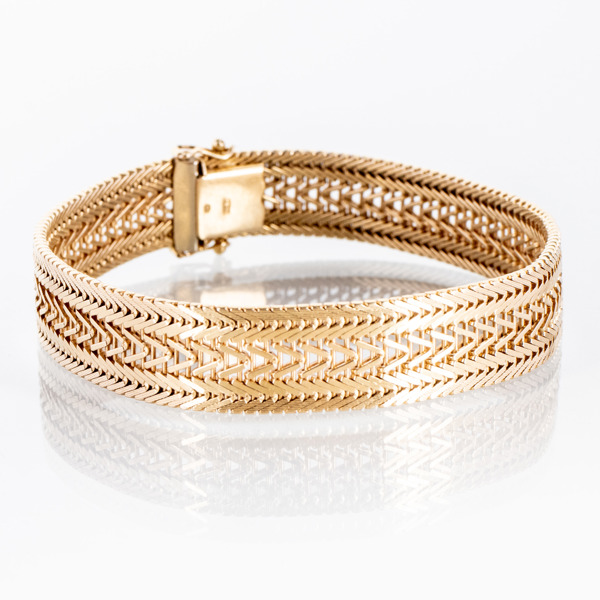 ARMBAND, 18k guld, vikt ca 36 g