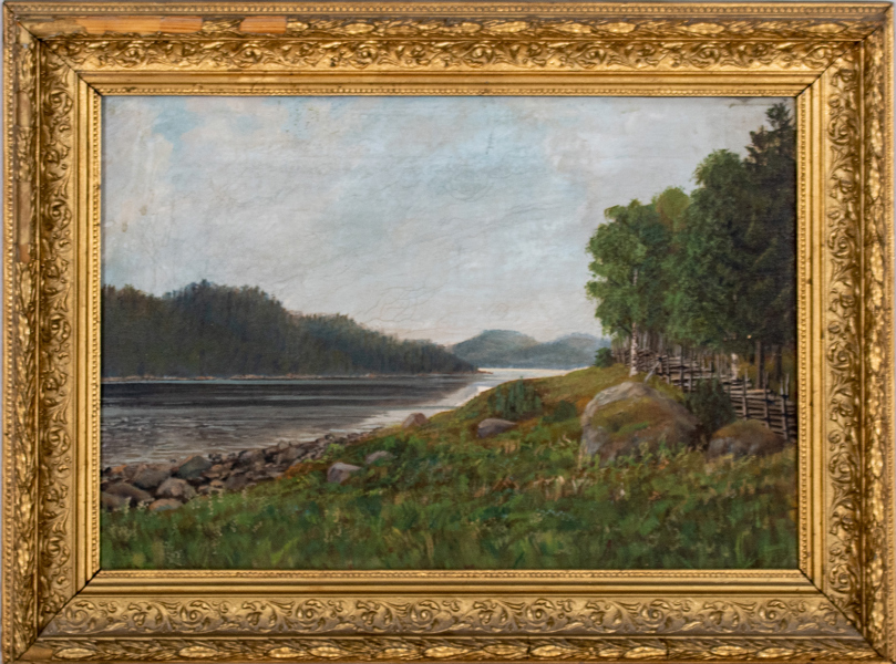 OKÄND KONSTNÄR, olja på duk, 1800-/1900-tal