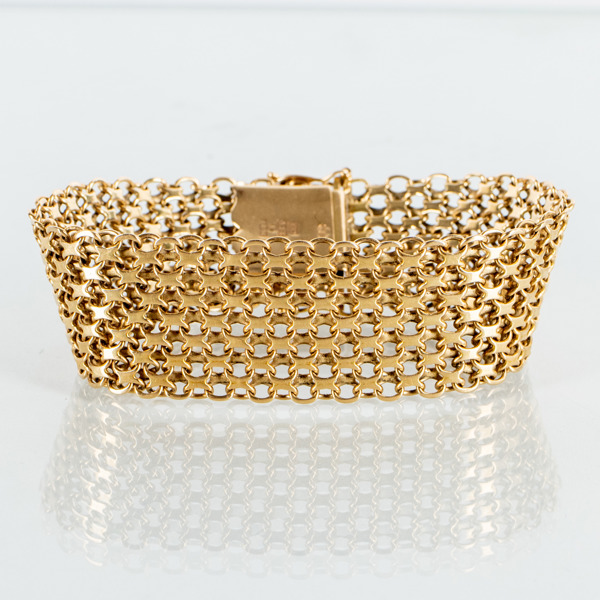 ARMBAND, 18k guld, vikt ca 42 g