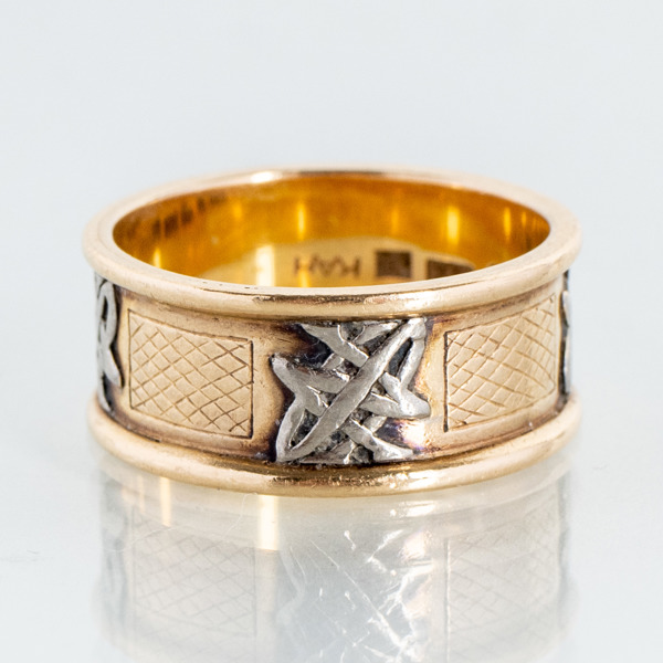 RING, 18k guld, vikt ca 7,5 g