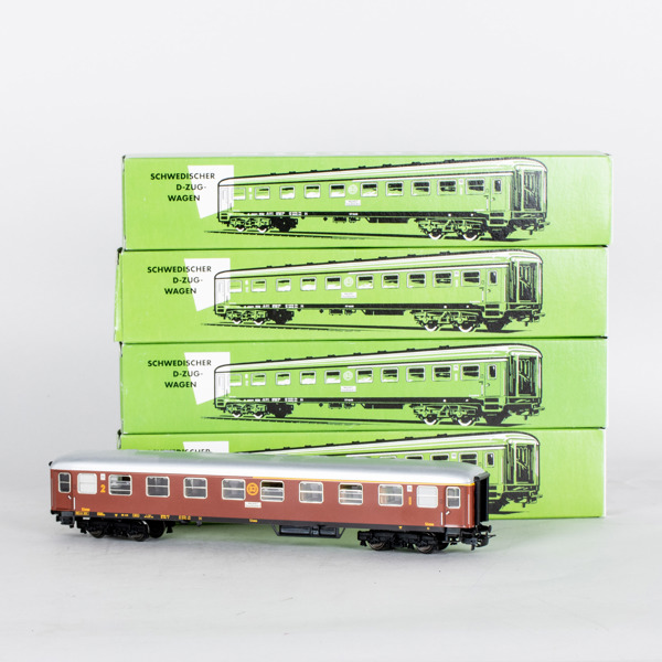 MÄRKLIN, 4 st, passagerarvagnar, 40301 H0