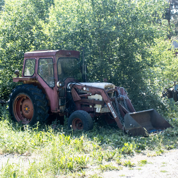 DAVID BROWN, traktor med lastare, modell 995/1