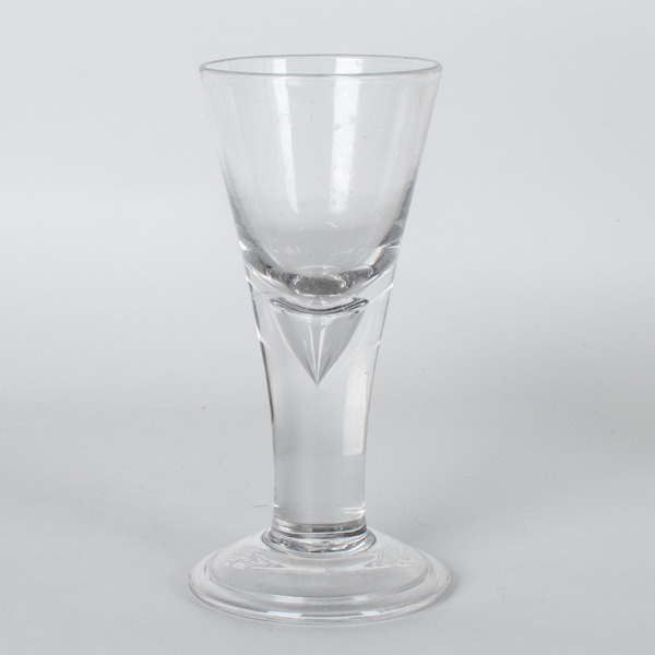 VINGLAS, 6 st, glas, sannolikt 1900-tal