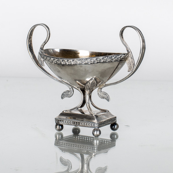 SALTKAR, silver, möjligen AU Wahlberg Gävle, 1899, vikt ca 102 g