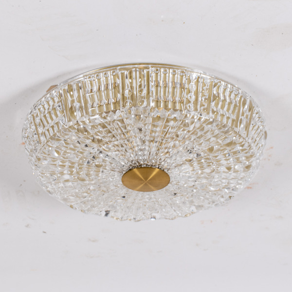 TAKPLAFOND, glas, 1900-talets andra hälft