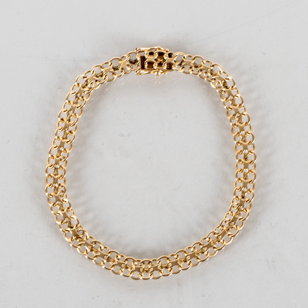 ARMBAND, 18k guld, vikt ca 8 g