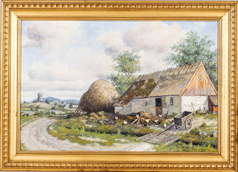 CARL MÅNSSON (1892-1976), olja på duk, signerad 