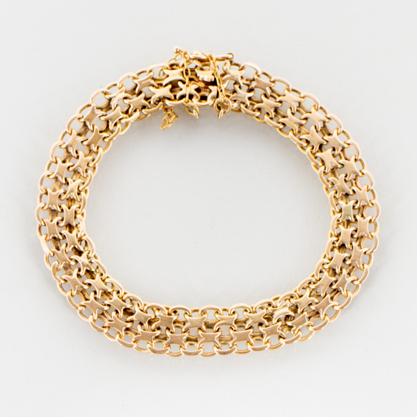 ARMBAND, 18k guld, vikt 14 g