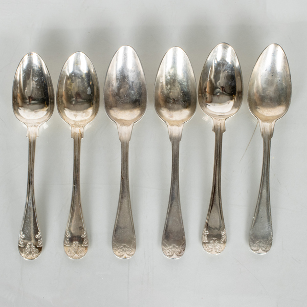 MATSKEDAR, 6 st snarlika, silver, olika svenska silversmeder bla 1835, tot vikt ca 315 g_22961a_8dbcbb83270cf72_lg.jpeg