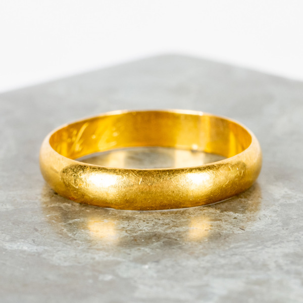 RING, 23k guld, vikt ca 6,5 g