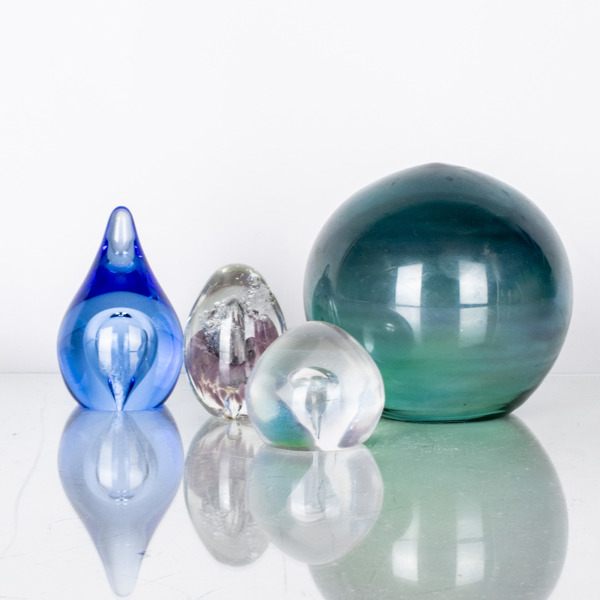 BERIT JOHANSSON, 4 st brevpressar, glas, 1900-/2000-tal