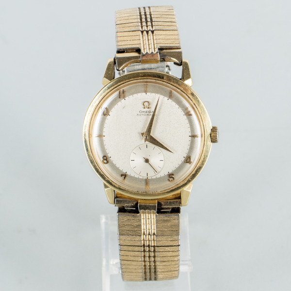 OMEGA, armbandsur, 14k guld, vikt ca 35 g