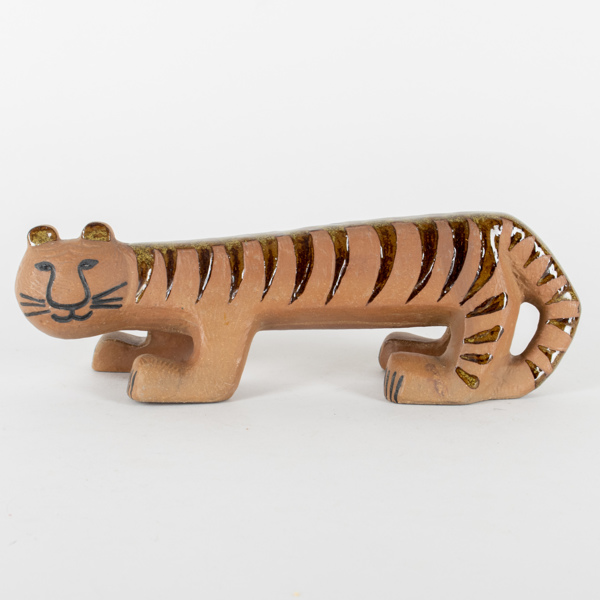 LISA LARSON, figur, tiger, stengods, Gustavsberg