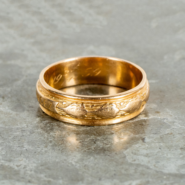 RING, 18k guld, Göteborg 1959, vikt ca 8 g