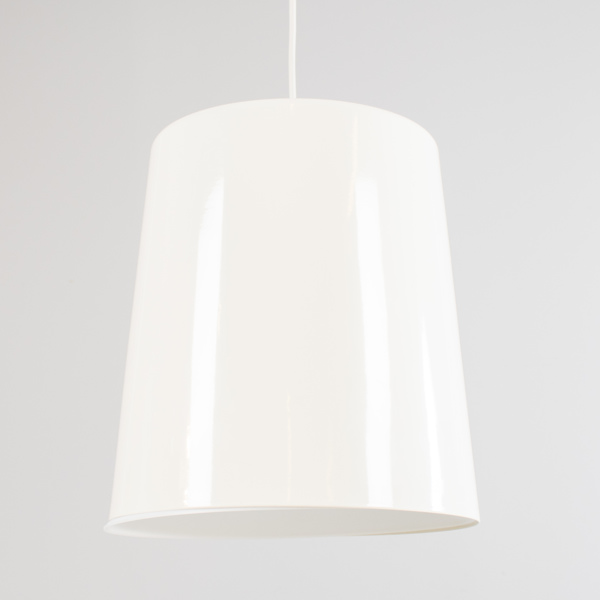 THOMAS BERNSTRAND, taklampa, vitlackerad aluminium, "Hide", Zero, samtida
