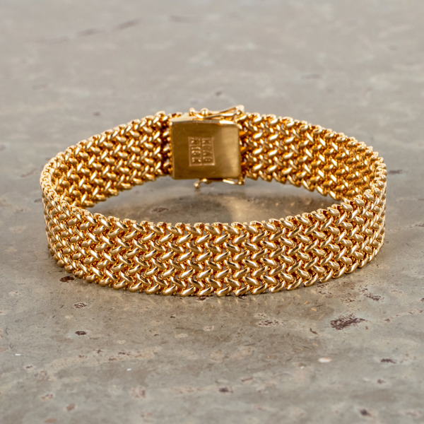 ARMBAND, 18k guld, vikt ca 37 g