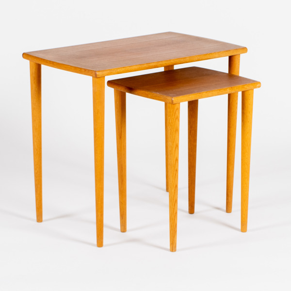 SATSBORD, 2 del, teak, 1950/60-tal