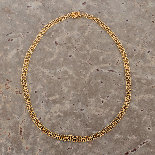 COLLIER, 18k guld, vikt ca 11 g