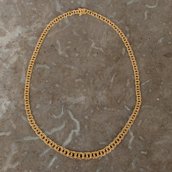 COLLIER, 18k guld, vikt ca 22 g