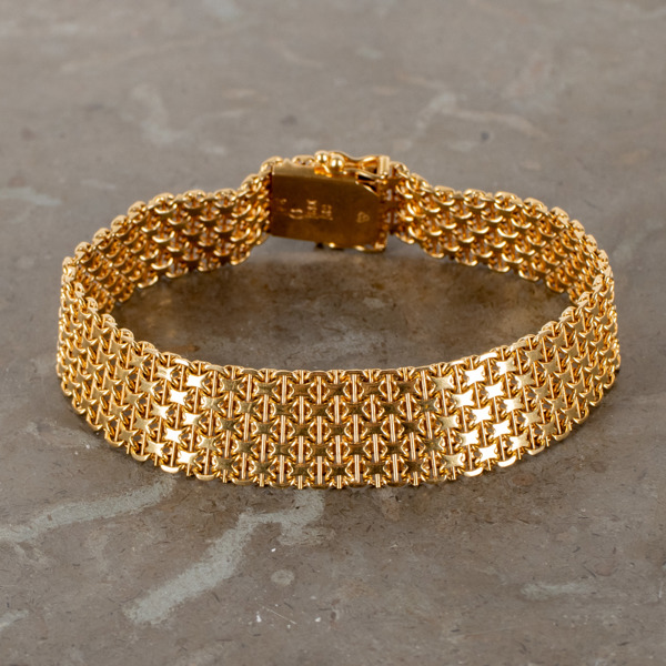 ARMBAND, 18k guld, svenska stämplar, vikt ca 23,5 g