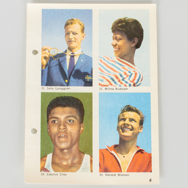 IDOLKORT, "Sportens stjärnor i färg", redigerad av Bengt Bedrup, Hemmets Journal, 1960-tal_33082a_lg.jpeg