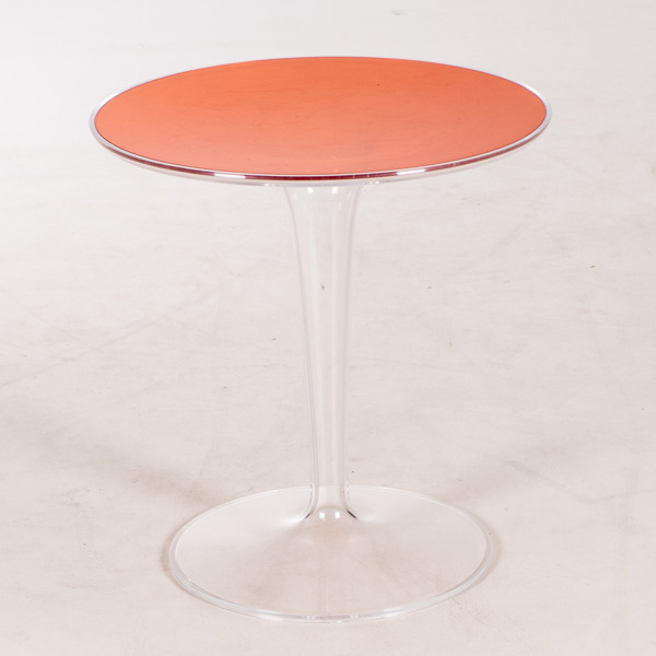 PHILIPPE STARCK. Sidobord, "Tip Top", transparent akryl, för Kartell. 2000-tal