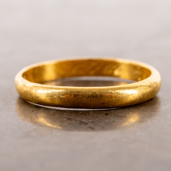 RING, 23k guld, vikt ca 4,7 g