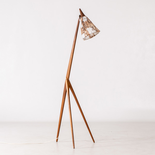 UNO & ÖSTEN KRISTIANSSON, golvlampa, "Giraffen", Luxus 1950-/60-tal