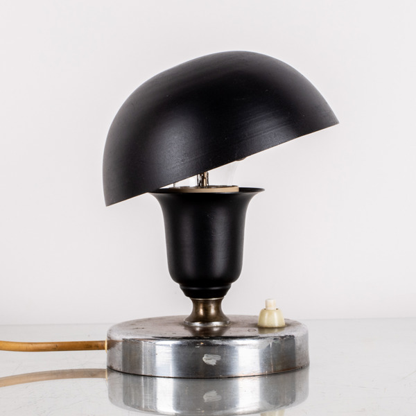 BORDSLAMPA, metall, funkis, 1930-tal