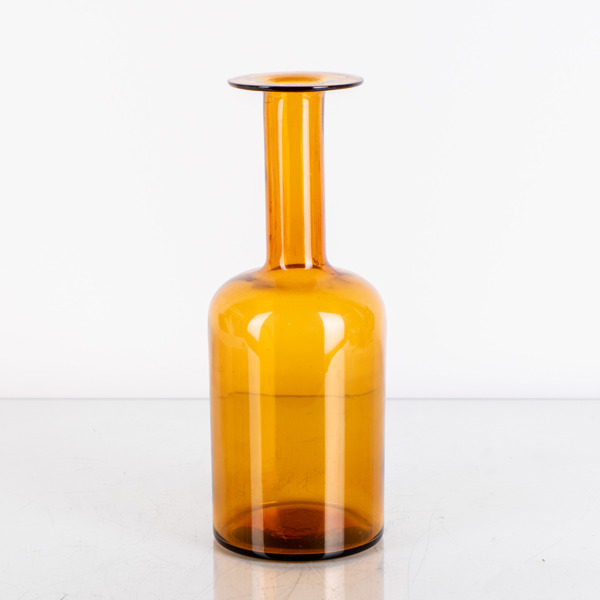 OTTO BAUER, flaska, glas, Holmegaard, 1900-talets andra hälft _37074a_8dc9aa93957802b_lg.jpeg