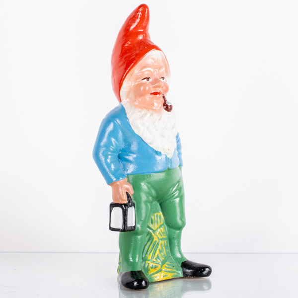  FIGUR, lergods, tomte, 1900-tal