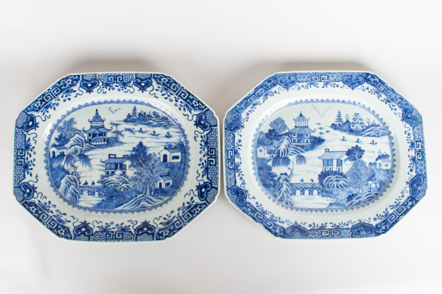 STEKFAT, 1 par, Kina, Qianlong (1736-1795), porslin