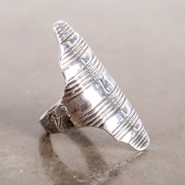 RING, silver, 1700-/1800-tal 