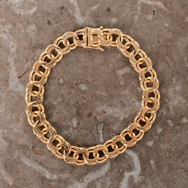 ARMBAND, 18k guld, CBH 1964, vikt ca 37 g