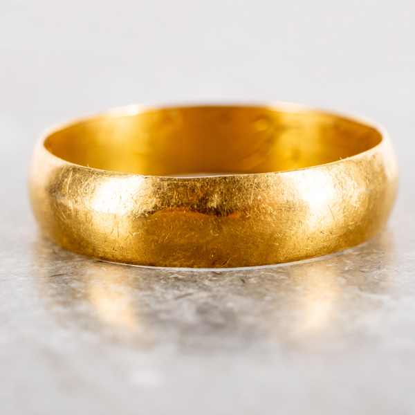 RING, 23k guld, vikt ca 5,2 g 