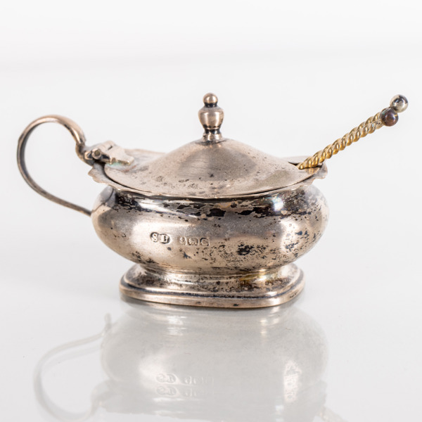 SALTKAR, silver, England, 1800-/1900-tal