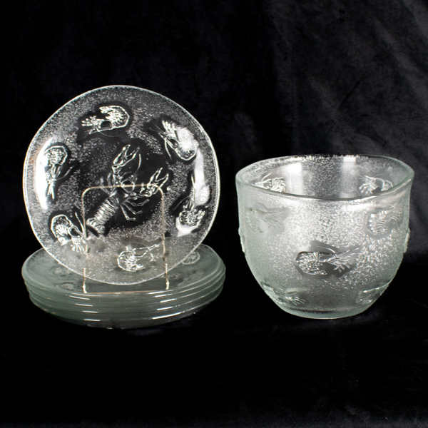 SKALDJURSSERVIS, 7 del, glas, 1900-/2000-tal