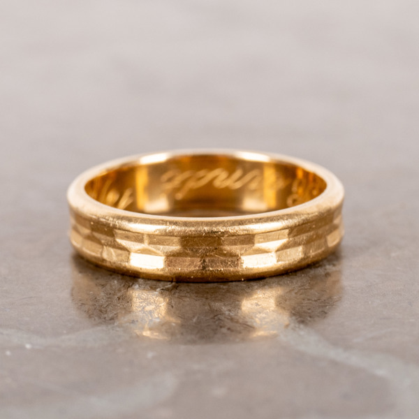 RING, 18k guld, vikt ca 5,2 g