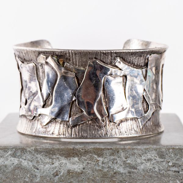 BERTIL KEMPE, armring, silver, 1973