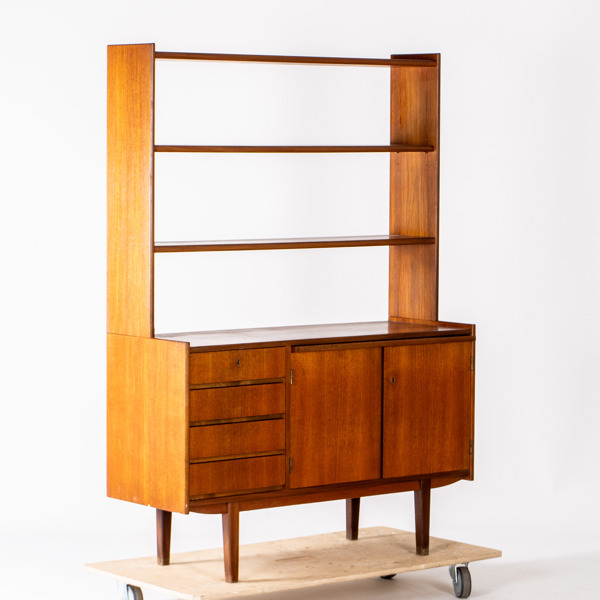 BOKHYLLA, teak, 1950-/60-tal