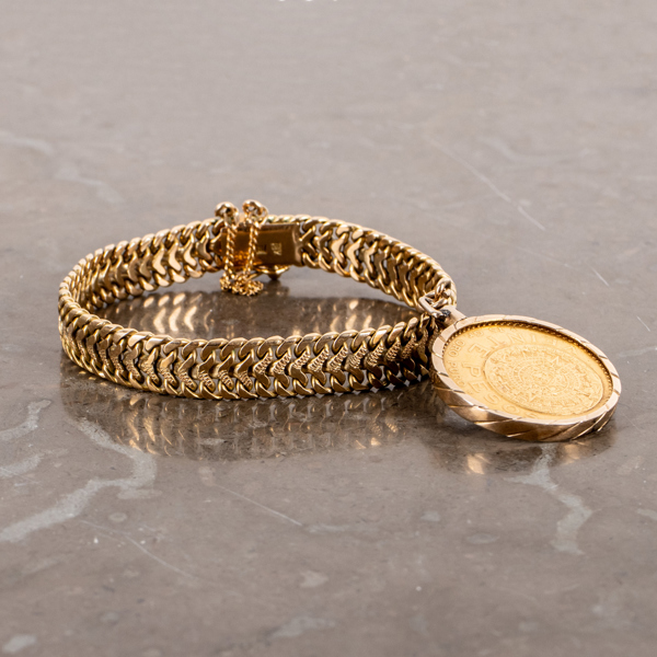 ARMBAND, 14-23k guld, tot vikt ca 51,5 g