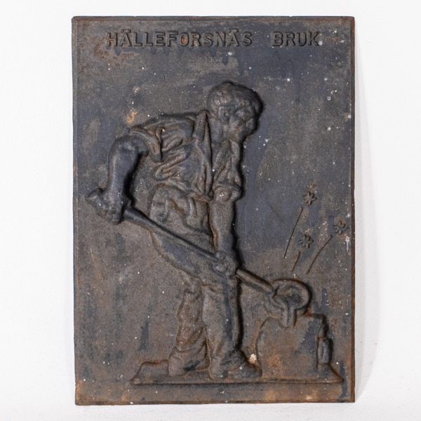 RELIEF, gjutjärn, Hällefors bruk, 1900-talets första hälft